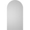 Ekena Millwork Round Top Surface Mount PVC Gable Vent w/ 2"W x 2"P Brickmould Sill Frame, 14"W x 26"H GVPRT14X2603SN - alternate 3